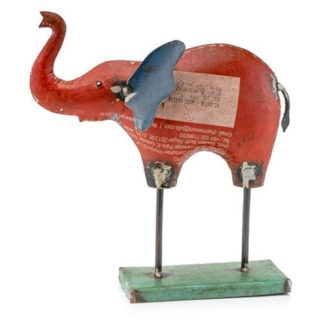 MODERN DAY ACCENTS Modern Day Accents 7506 Elefante Reclaimed Iron Elephant 7506